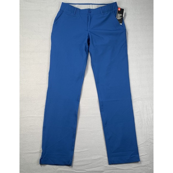Under Armour Blue Golf Pants Women's Sz 8 NWT - Picture 1 of 9
